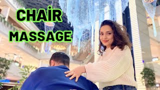 ASMR MASSAGE SEDEF  WAISTFACENECKSHOULDER BEST ASMR CHAIR MASSAGE [upl. by Saied]