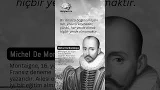 Michel De Montaigne  Kişisel Gelişim girişimcilik motivasyon [upl. by Nevar]