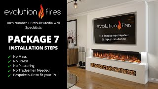 Evolution Fires Package 7 PreBuilt Media Wall Installation Video [upl. by Atinahc]