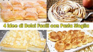 DOLCI FACILI CON PASTA SFOGLIA [upl. by Anaeel495]