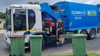 Waste in Cooroy with SL01086  Gecko goes flying😂 cleanaway [upl. by Anuayek462]