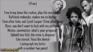 Fugees  The Score ft Diamond D Lyrics [upl. by Yung]