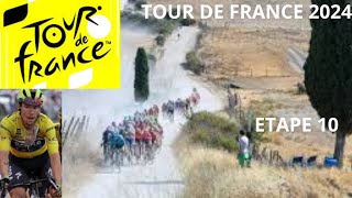 TOUR DE FRANCE 2024  ETAPE 10 ORLEANSSAINTAMANDMONTROND [upl. by Macdougall]