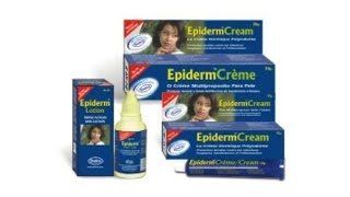 Epiderm creme for skin clarification clears eczema ringworm rashes [upl. by Infeld]