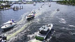 Trump Flotilla 2024 Boat Parade Fort Lauderdale Florida [upl. by Aeret22]