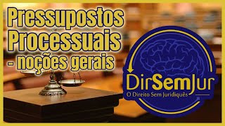 Pressupostos Processuais  noções gerais Novo CPC [upl. by Warrick]