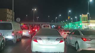 TRAFFIC IN DAMMAM SAUDI ARABIA [upl. by Asp924]