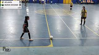 2024 6ta Div AFA Futsal Fem 1er Tiempo Atlanta Vs Nueva Chicago [upl. by Adrian]