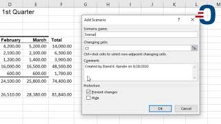 How to use Microsoft Excel Scenario Manager [upl. by Nesyrb]