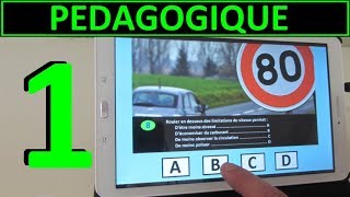 nouveau code de la route 2022 🚦 permis de conduire France 2021 😍 test 1 codedelaroute [upl. by Nohsram209]