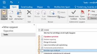 Opgaver i Outlook [upl. by Mclyman5]