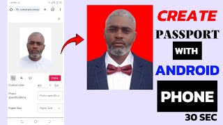 How to create a passport photograph with your Android phone [upl. by Hildegarde]