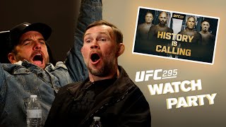 Forrest Griffin and TJ Lavin React to UFC 295  UFC Watch Party [upl. by Ardaed]