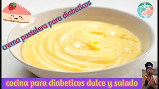 Como hacer crema pastelera para diabéticos✨sin azúcar sin carbohidratos✨ [upl. by Ahseik101]