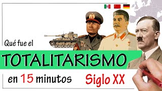 El TOTALITARISMO  Resumen  El Tercer Reich Alemán La Italia Fascista y La Unión Soviética [upl. by Vastah]