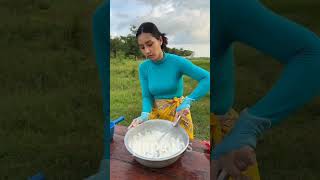 Cooking exotic food asmr fypシ゚viral asmr youtubeshorts [upl. by Ytsanyd565]