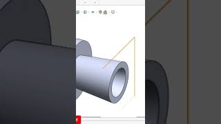 Revolve and Mirror tool in SolidWorks [upl. by Tiertza309]