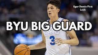 Reacting to Egor Demins Encouraging Debut  2025 NBA Draft Analysis [upl. by Dygall257]