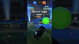 Cleanest Single Reset rocketleague rocketleagueclips shorts [upl. by Amorette]