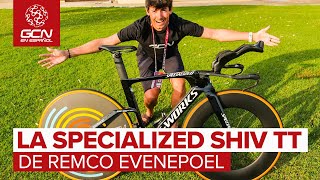 La Specialized Shiv TT de Remco Evenepoel [upl. by Thorny867]