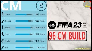 Best 96 Overall Center Midfielder CM Build for FIFA 23 Career Mode  Maximum Potential [upl. by Izy]