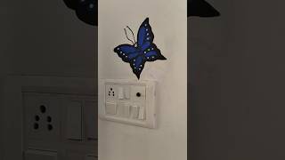 🥳 Easy Switchboard Butterfly Painting shortfeed shorts trending viralshorts youtubeshorts art [upl. by Janicki]