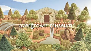 木々に囲まれた博物館  overgrown museum  Speed Build  Animal Crossing New Horizons  あつ森 [upl. by Ecirtak]