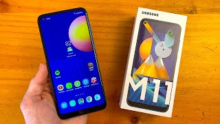 Samsung Galaxy M11 Unboxing amp First Impressions [upl. by Gollin]