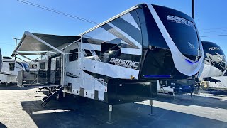 Sneak Peek of the 2023 Jayco Seismic Luxury 4113  The King of Toy Haulers [upl. by Einhapets]