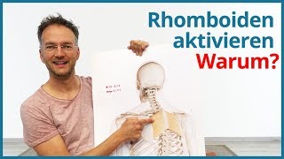 Rhomboiden aktivieren ✅ YogaÜbungen für den oberen Rücken [upl. by Marcellus]