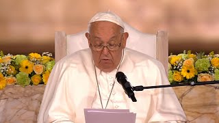 Discurso del Papa Francisco en la Basílica del Sagrado Corazón de Koekelberg en Bélgica [upl. by Asikal]