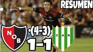 newells old boys vs banfield 11 43 resumen y goles amistoso 2018 HD [upl. by Sidon]