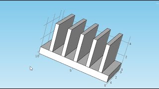 Heat sink design for electronic devices in COMSOL modeler easily Heat Transfer  12 [upl. by Eyatnod]