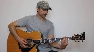 Springsteen  Eric Church  Guitar Lesson  Tutorial [upl. by Halli507]