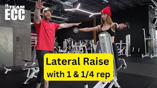 How To Lateral Raise with 1 amp 14 rep [upl. by Whitcher]