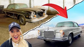 500000 Abandoned Mercedes Barn Find Restoration [upl. by Pudendas826]