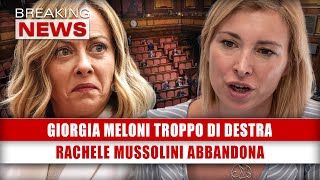 Giorgia Meloni Troppo Di Destra Rachele Mussolini Abbandona [upl. by Ophelia939]