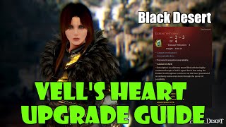 Black Desert How to Upgrade Vells Heart for 4 Bonus DP with Blessed and Exalted Soul Fragments [upl. by Pages]