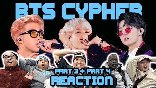 OUR FIRST TIME WATCHING BTS CYPHER 3 amp 4 [upl. by Ativoj735]