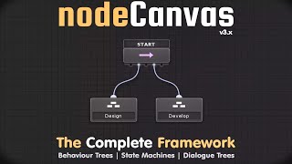 nodeCanvas Review  Behavior Trees  State Machines  Dialog Trees  Oh My [upl. by Odilo]