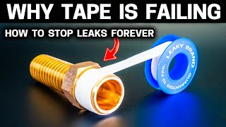 92 of Homeowners Use Teflon Pipe Tape Wrong  Heres Why it Leaks [upl. by Emmey476]