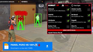 PAINEL AIMBOT APK👻XIT METADATA PURO IPHONEANDROID HEADTRICK 100HS✅☠️ipa dns antban regedit mobile [upl. by Bianchi693]
