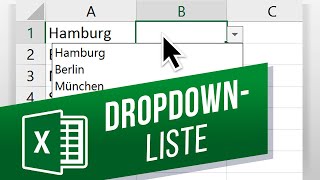 DropdownListen in Excel erstellen  Auswahlliste mit DropdownMenü erstellen [upl. by Esinaej]