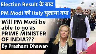 Election Result के बाद PM Modi को Italy बुलाया गया  Will PM Modi Be Able to Go as PM OF INDIA [upl. by Serles771]