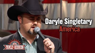 Daryle Singletary sings quotAmericaquot [upl. by Hulen]