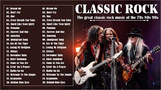 Classic Rock Of 70s 80s 90s  List of classic rock songs [upl. by Odoric]