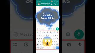 SECRET Gboard Keyboard Settings [upl. by Peppy]