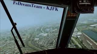 FSX  FsDreamTeam New York  JFK Airport  The Movie  HD [upl. by Achorn]