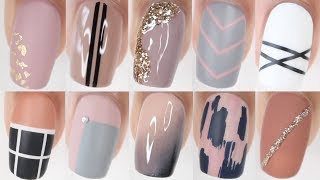 100 EASY nail ideas  HUGE nail art compilation [upl. by Trixie760]