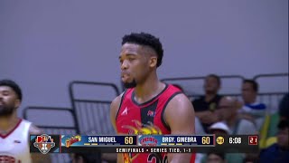 EJ Anosike DOMINATES for San Miguel vs Ginebra in 3Q  PBA Season 49 Governors Cup [upl. by Akimed381]